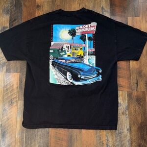 In-N-Out. Burger Black Graphic Tee Streetwear Graphic Top XL